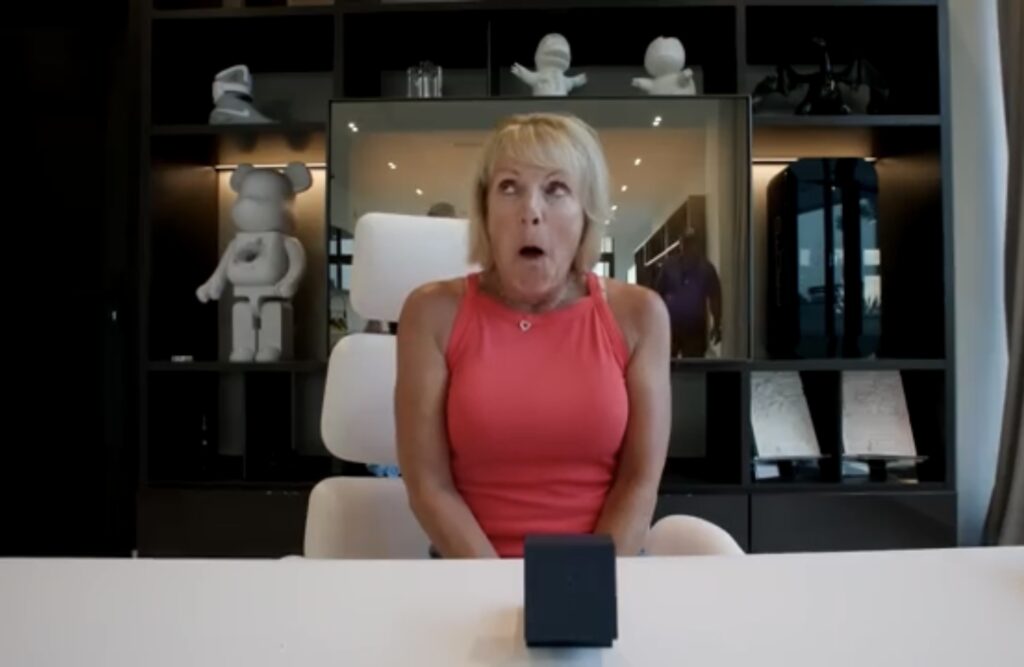 Logan Paul shows the ring to his Mom